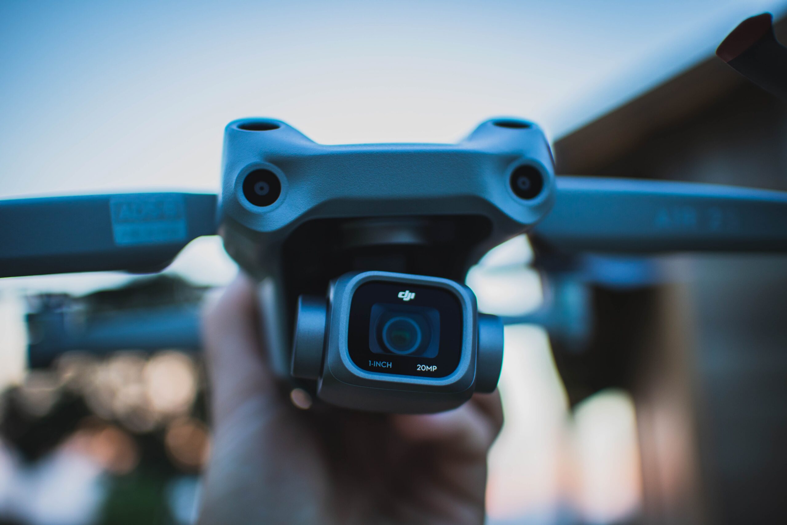 Drone capturing roof images for AI roof inspection software